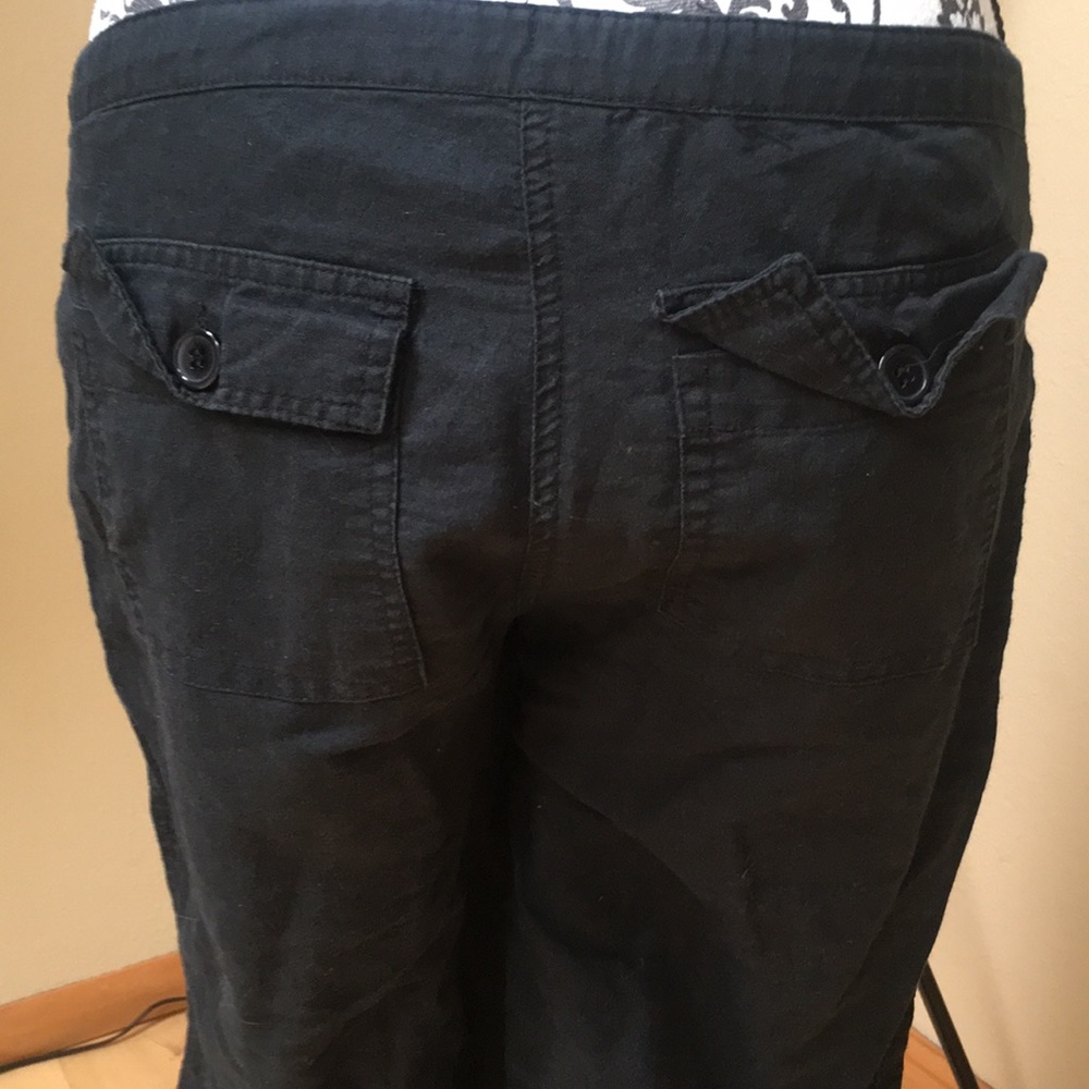 Black linen pants - Picture 2 of 4